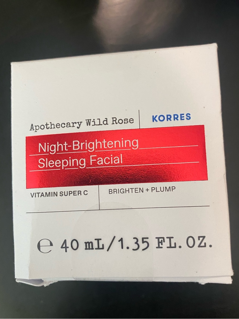 Korres Apothecary Wild Rose Brightening Sleeping Facial new sealed box